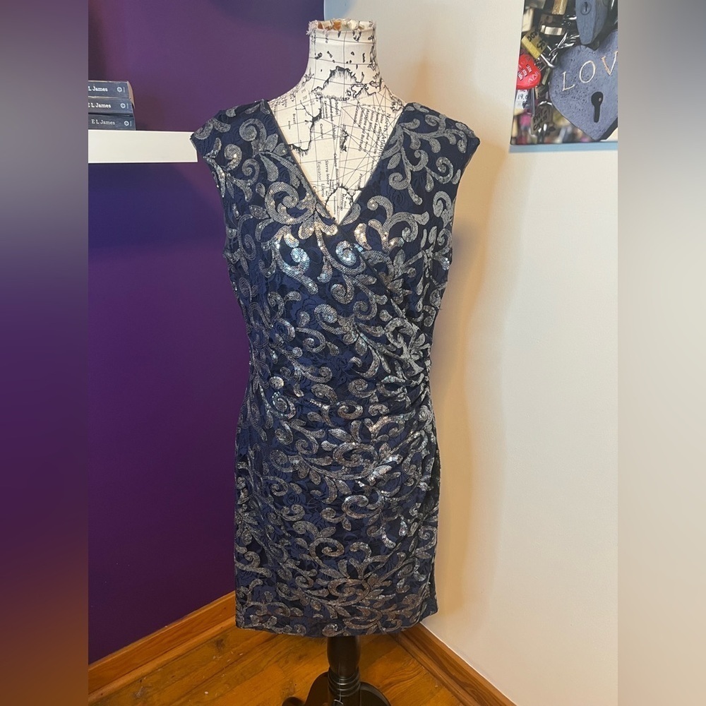 Ralph Lauren Lace and Sequin Dress